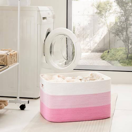 Artfeel Blanket Basket, Rectangle Woven Baskets - Image 3