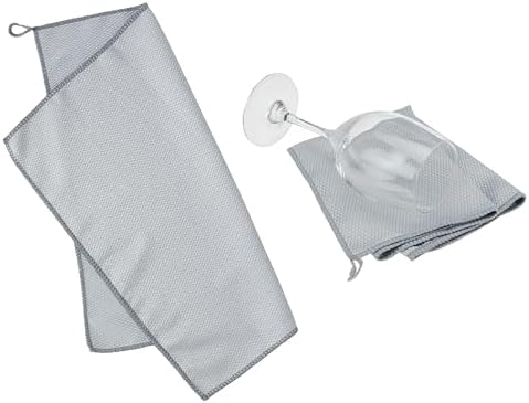 True Microfiber Towels, Wine Glass Polishing Cloths, Streak Free Microfiber by True