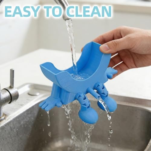 Cute Smiley Sponge Holder, Kitchen Sink Caddy - Image 6