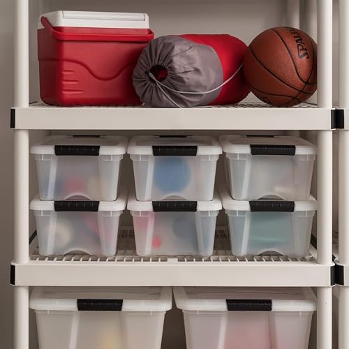 IRIS USA 6-Pack 13 Quart Storage Bins - Image 5