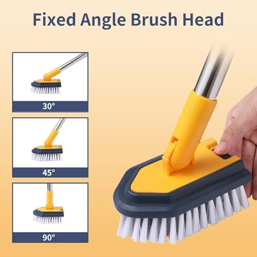 BOOMJOY Tub Cleaner Brush with Long Handle, No Scratch Shower Cleaning Brush - Image 6