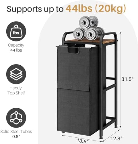 Kitstorack Laundry Hamper, Laundry Basket, Laundry Sorter - Image 2