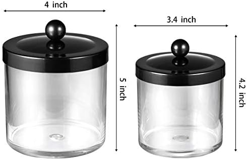 SheeChung 2 Pack Plastic Apothecary Jars - Image 5