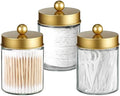 3PC Apothecary Jar Canisters Bathroom Vanity Organizer by Komashr