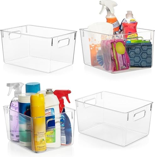 ClearSpace Clear Plastic Storage Bins – Pantry Organizers & Storage Containers by ClearSpace