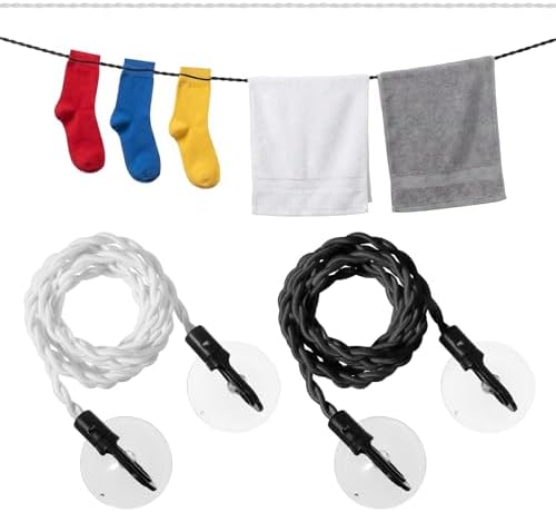 2 Pcs Travel Clothes Line, Portable Clothesline by Unknown