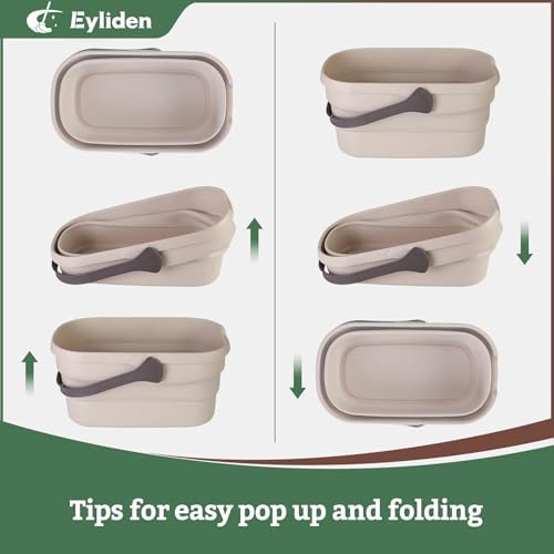 Eyliden Collapsible Bucket, for Cleaning Mop, Tailgating - Image 6
