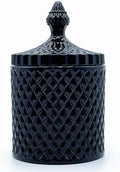 20 oz Black Glass Candy Dish by YILUSHENGHUA