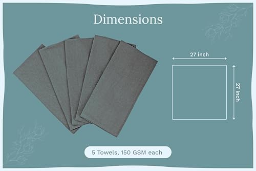 Gray Flour Sack Tea Towels - Image 4