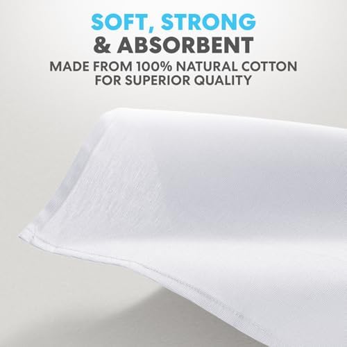 Simpli-Magic Flour Sack Kitchen Towels 24"x24" – 100% Cotton, High Absorbent - Image 4