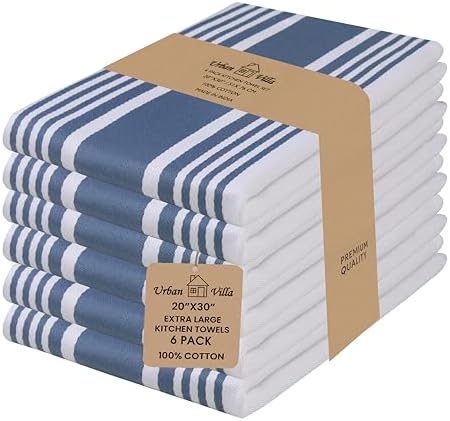 Urban Villa Kitchen Towels 100% Cotton Dish Towels by CottonTrends