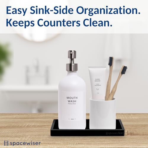 Spacewiser Countertop & Vanity Silicone Tray – 2 PC Small 7.7" Soap Tray - Image 4