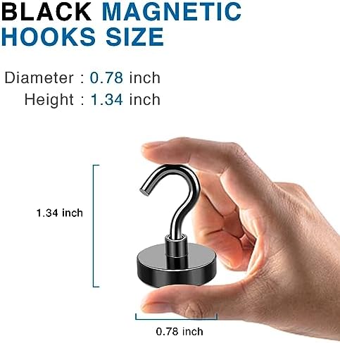 LOVIMAG Magnetic Hooks for Cruise Cabins, 6 Pack - Image 2