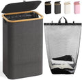 Bathola Laundry Hamper with Lid, Laundry Basket with Removable Bag by Bathola