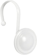 CHICTIE White Shower Curtain Hooks Rings, Decorative Shower Hook by CHICTIE