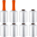 Jutom 8 Pcs Mini Stretch Film Industrial Shrink Wrap Roll Plastic Film by Jutom