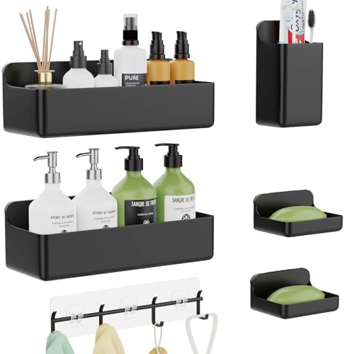 Adhesive Shower Caddy Shower Shelves Bathroom Organizer and Storage by Showershelves
