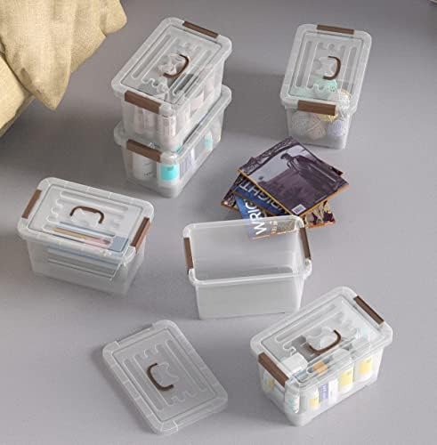 WYT 18-Pack Clear 7 Quart Storage Latch Box/Bins, Plastic Stackable Latching Box - Image 6