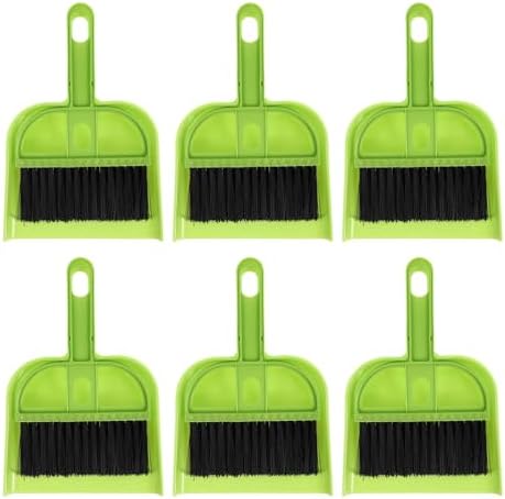SEWACC Mini Broom and Dustpan Set 6 Sets Desktop Sweeping Tools by SEWACC