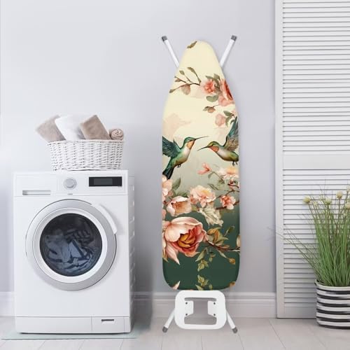 GLENLCWE Hummingbird Peony Ironing Board Cover - Image 3