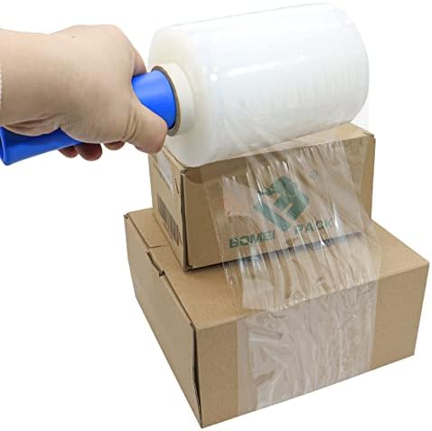 BOMEI PACK Plastics Industrial Mini Stretch Wrap Film Replacement 5" x 1000ft - Image 6