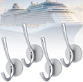 Moxweyeni 4 Pcs Large Heavy Duty Cruise Magnetic Hooks 20lbs Silver by Moxweyeni
