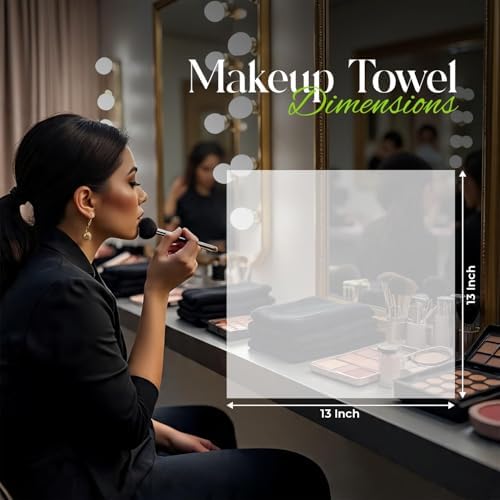DAN River Black Makeup Towels - Image 4