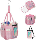 Mesh Shower Caddy Portable for College Dorm Room Essentials, Hanging Shower by onemoky