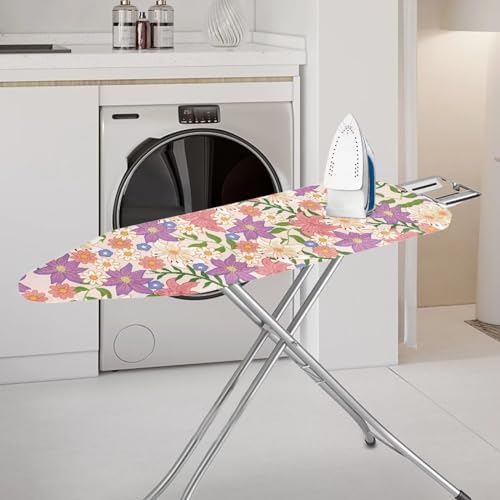 Flashideas Flower Ironing Board Cover and Pad 15x54 Inch Standard Ironing Board - Image 3