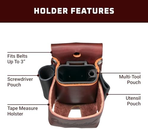 Occidental Leather Belt Worn 4 in 1 Tool/Tape Holder - Image 3