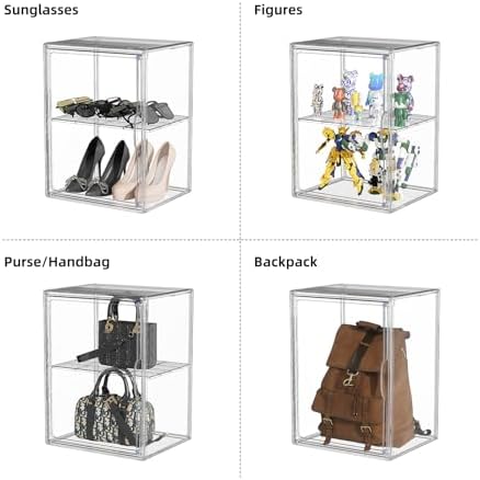 Clear Acrylic Display Case for Boot Storage Organizer Tall Boots Boxes Clear - Image 6