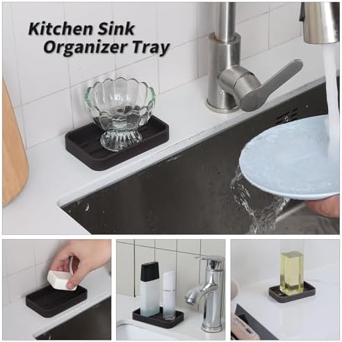 MicoYang Silicone Kitchen Sink Organizer Tray - Image 4