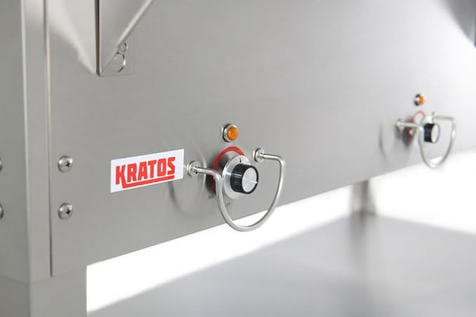 Kratos Commercial Electric Steam Table, 4 Well Stationary Hot Food Table, NSF Certified Food Warmer, 240V, 3000W (28W-112)