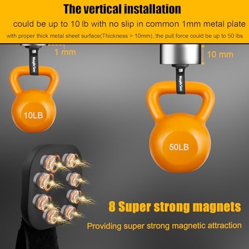 Updated 4 Pack Heavy Duty Magnetic Hook Straps - Image 2