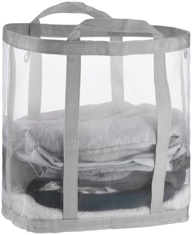 uxcell Collapsible Laundry Basket, Mesh Hamper by uxcell