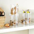 SheeChung 2 Pack 10oz Stackable Qtip Holder by SheeChung