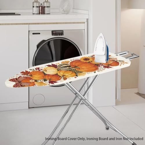 Flashideas Orange Thanksgiving Pumpkin Ironing Board Cover and Pad Standard - Image 2