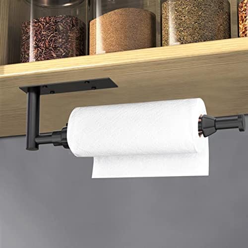 VAEHOLD Self Adhesive Paper Towel Holder Under Cabinet Mount, Wall Mounted - Image 5