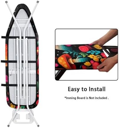 Flashideas Mushroom Ironing Board Cover and Pad 15x54 Inch Standard Ironing - Image 5