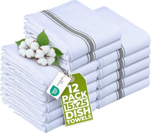 Utopia Towels Black Dish Towels100% Ring Spun Cotton by Unknown