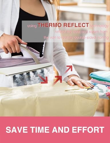 Extra Wide Ironing Board Cover and Pad-Silicone Coating-18 X49 - Image 2