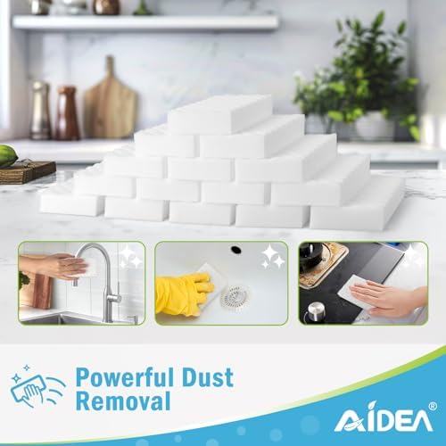 AIDEA Magic Sponges Cleaning Eraser, 2X Density Stronger Sponge - Image 3