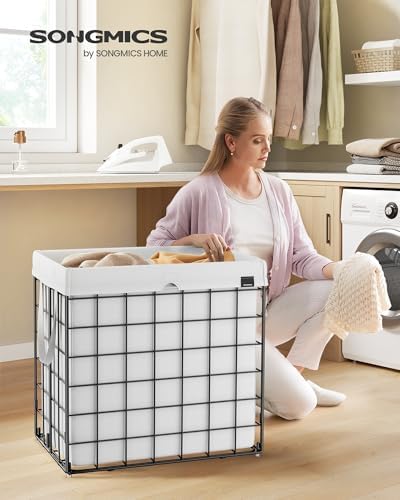 SONGMICS Laundry Hamper, Collapsible, 34.3 Gal. - Image 2