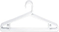 Clorox White Plastic Clothes Hangers – 10 Pack | Ideal by Clorox