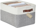 DECOMOMO Storage Bins, Large Fabric Storage Baskets by DECOMOMO