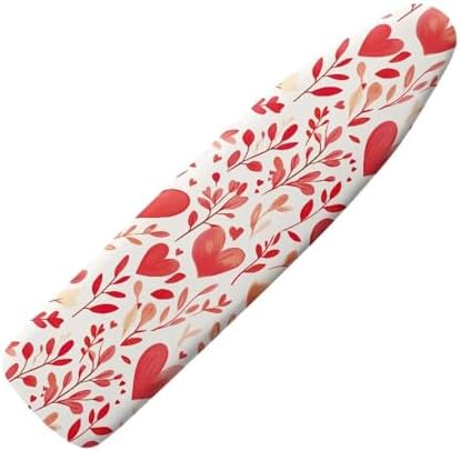 Love Heart Ironing Board Covers Standard Size Floral Ironing Board Covers by KUIFORTI