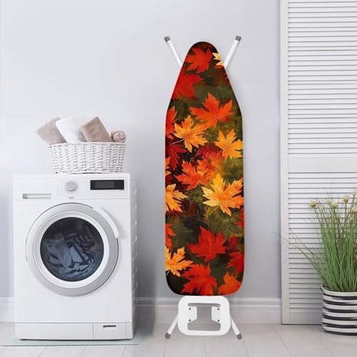 Maple Leaves Ironing Board Cover Universal Size 15x54 - Image 3
