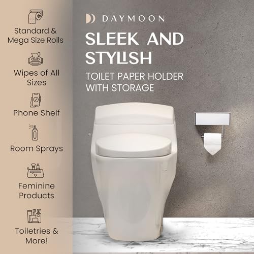 Day Moon™ - Toilet Paper Holder - Modern Roll Holder - Image 3
