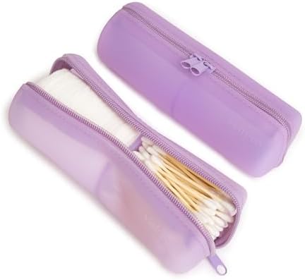 Cotton Round Swab Travel Case, 2-in-1 Beauty Organizer - Image 2