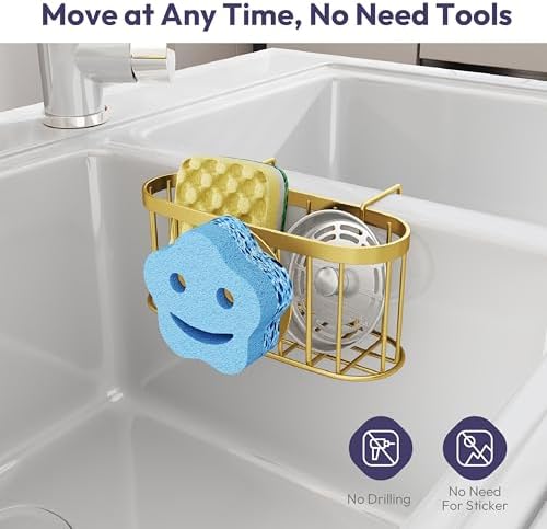 SWTYMIKI Sponge Holder for Kitchen Sink - Image 6